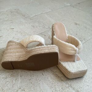 Brand new terry cloth thong sandals! Perfect for summer!